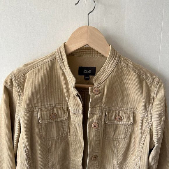 Vintage tan corduroy button up jacket - Picture 3 of 8